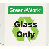 Green@Work Glass Only TriView Sign | 3030