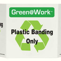 Green@Work Plastic Binding Only TriView Sign | 3046