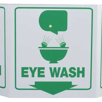 Eye Wash Down Arrow With Graphic TriView Sign | 3054