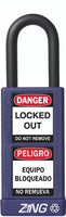 RecycLock Padlock, Keyed Different,1.5" Shackle and 3" Body - Purple
