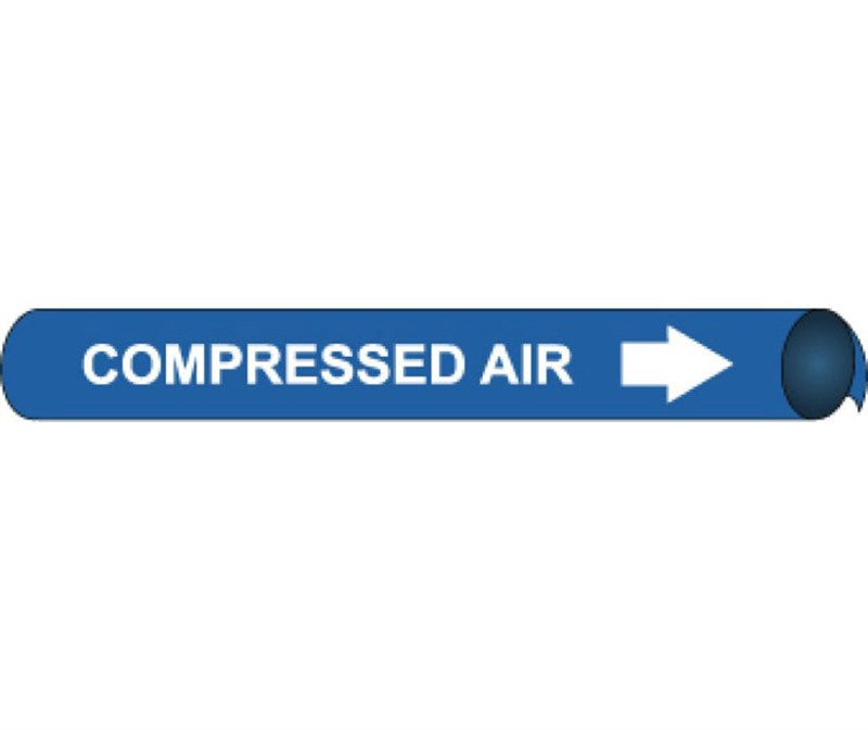 PIPEMARKER PRECOILED, COMPRESSED AIR W/B, FITS 1 1/8