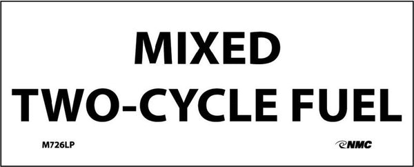 MIXED TWO-CYCLE FUEL, LAMINATED, 2X5, PS VINYL