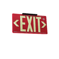 Eco Brite Red Exit Sign Indoor or Outdoor Single or Double Sided | Each