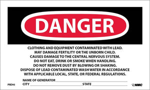 LABELS, CONTAINS LEAD CONTAMINATES . . ., 3X5, PS PAPER, 500/RL