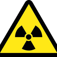 LABEL, GRAPHIC FOR RADIOACTIVE MATERIAL HAZARD, 4IN DIA, PS VINYL