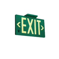 Eco Brite Green Exit Sign Indoor or Outdoor Single or Double Sided | Each
