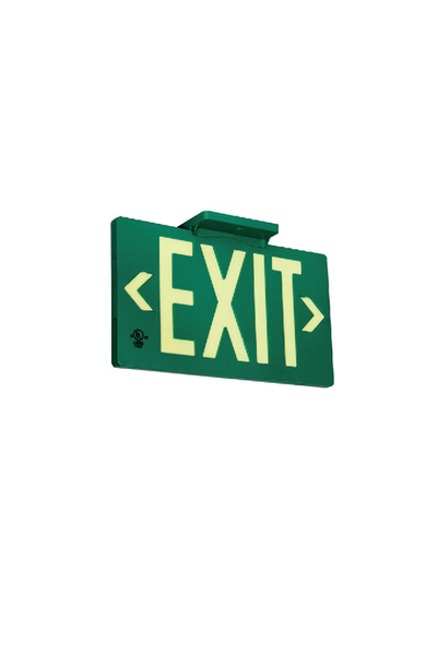 Eco Brite Green Exit Sign Indoor or Outdoor Single or Double Sided | Each