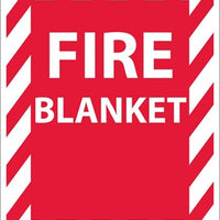 FIRE BLANKET, 12X9, RIGID PLASTIC