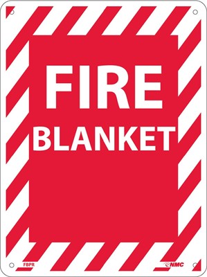 FIRE BLANKET, 12X9, RIGID PLASTIC
