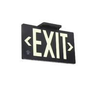 Eco Brite Black Exit Sign Indoor or Outdoor Single or Double Sided | Each