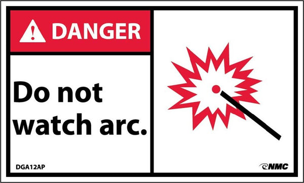 DANGER, DO NOT WATCH ARC, 3X5, PS VINYL, 5/PK
