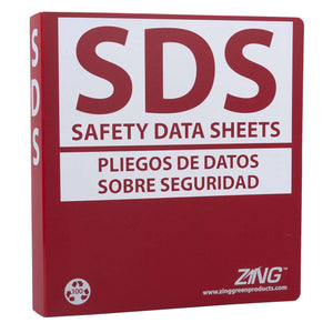 Eco GHS-SDS Binder, 1.5" Ring, Bilingual, Recycled Poly | 6033