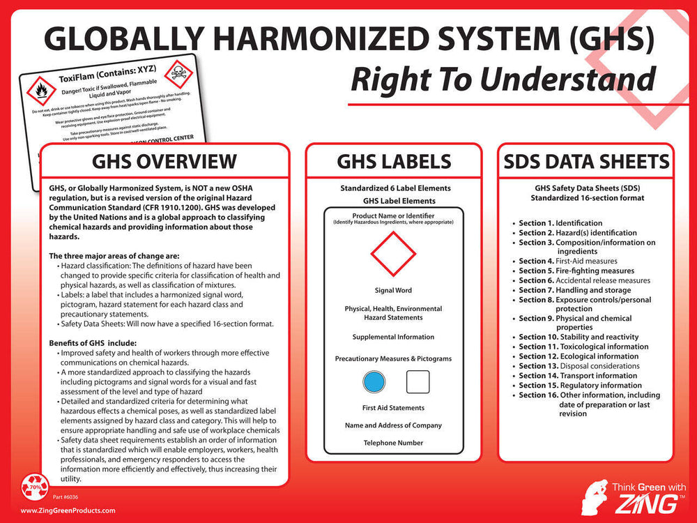 Introduction To GHS Eco GHS Poster | 6036