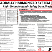 Safety Data Sheet Format Eco GHS Poster | 6038