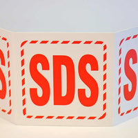 SDS GHS TriView Sign | 6051