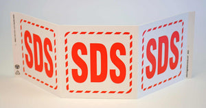 SDS GHS TriView Sign | 6051