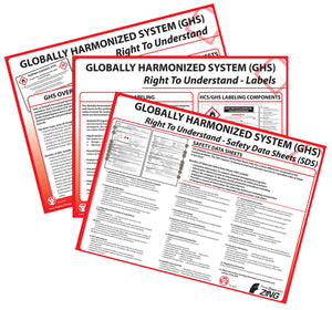 Eco GHS Poster Set (General, Labeling, SDS) | 6070