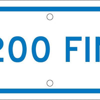$200 FINE, 6X12, .040 ALUM