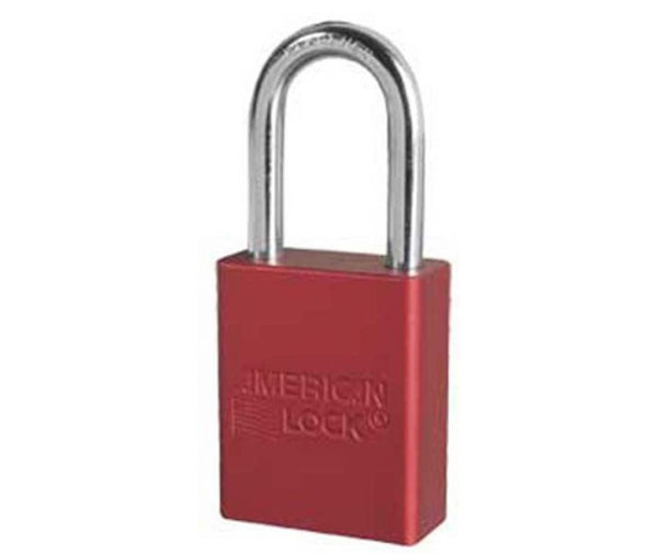 RED 1 ANODIZED  ALUM LOCK KEYED ALIKE 6/SET
