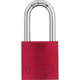 Aluminum Safety Padlocks Keyed Different 1.5 Inch Shackle - Red