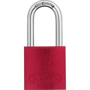 Aluminum Safety Padlocks Keyed Different 1.5 Inch Shackle - Red