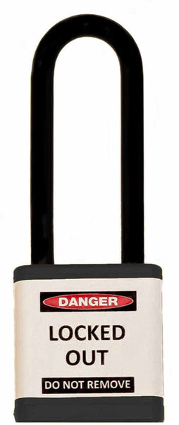 700 Series Keyed Alike Lockout Safety Padlock | 710KA-BLACK