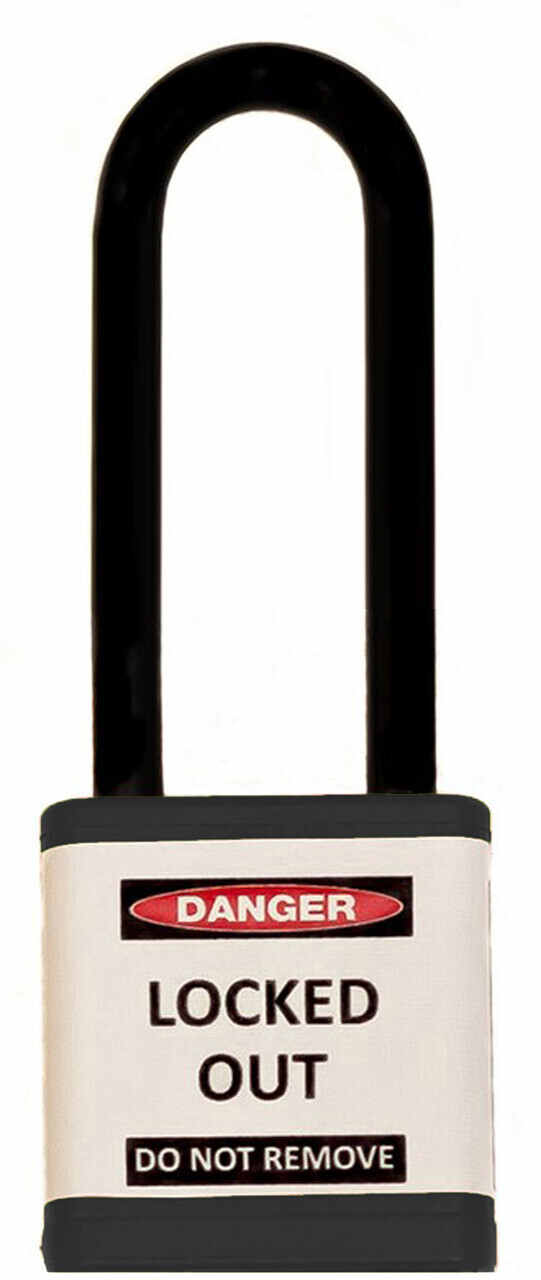 700 Series Keyed Different Lockout Safety Padlock | 710KD-BLACK