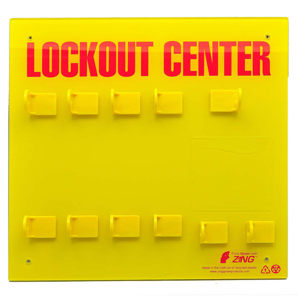  RecycLockout Lockout Station, 8 Padlocks, Unstocked | 7114E