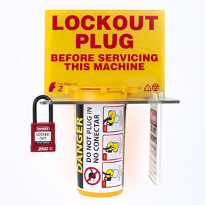 RecycLockout Plug Lockout Station Safety Padlock - Stocked | 7117