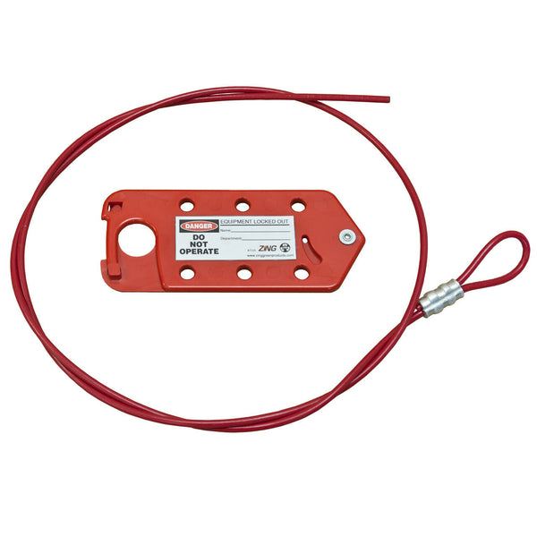 RecycLockout Cable/Hasp Lockout Device - 6 Ft. and 10 Ft.