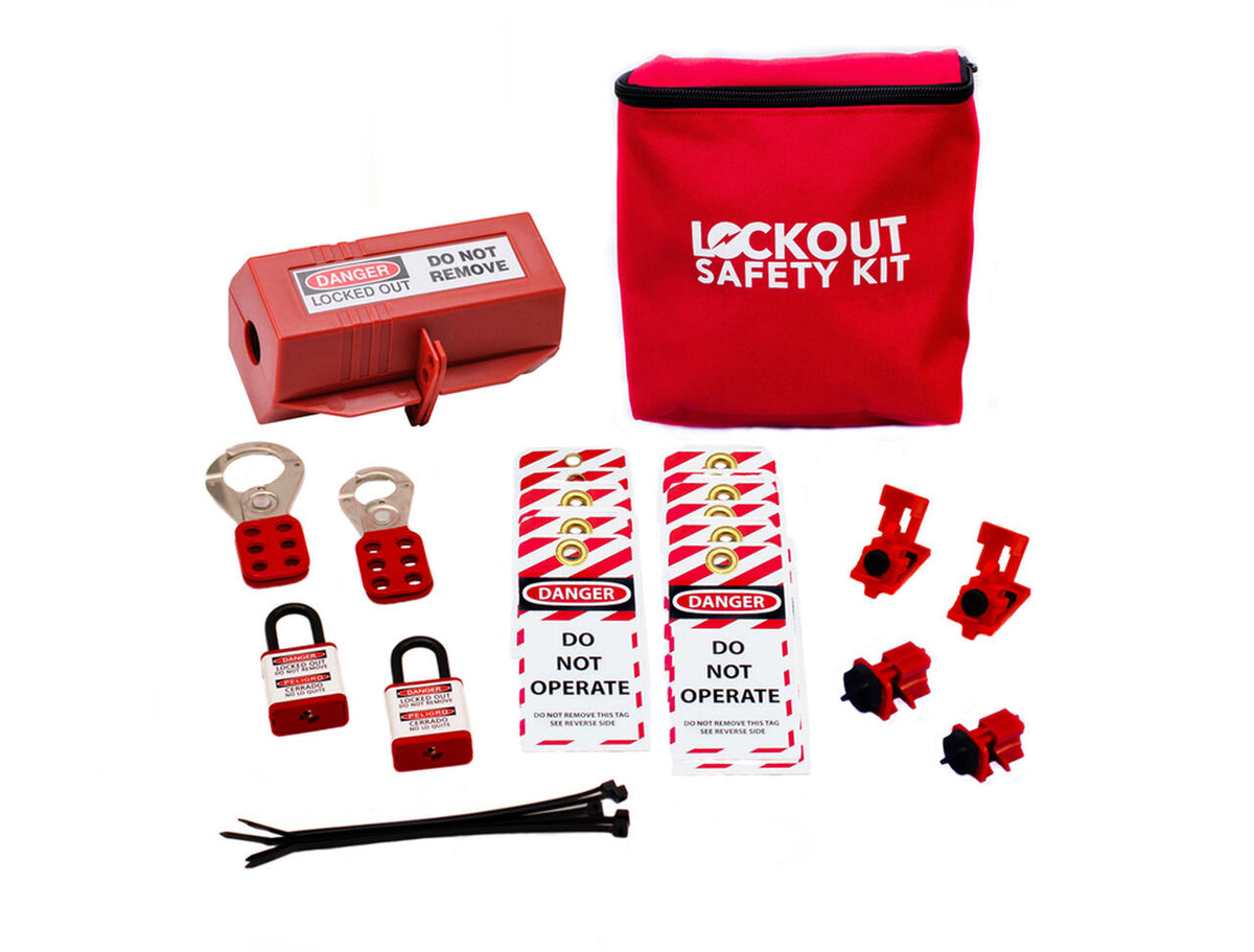 Electrical Lockout Tagout Kit | 7147 | Rutke Signs Home of Signs Labels ...