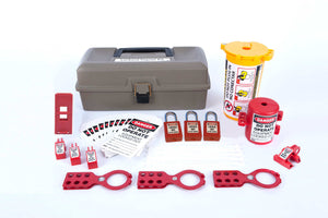Electrical Lockout/Tagout Toolbox Kit, 33 Components | 7156