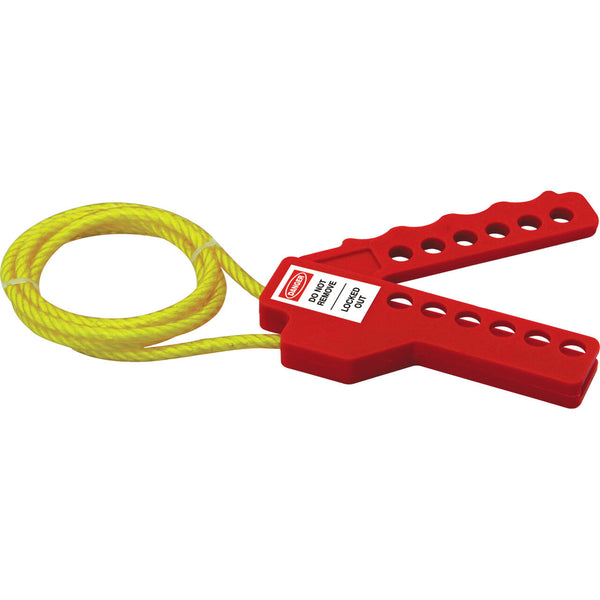 Cable Lockout, Squeeze Handle-Dielectric Yellow Cable | 7245