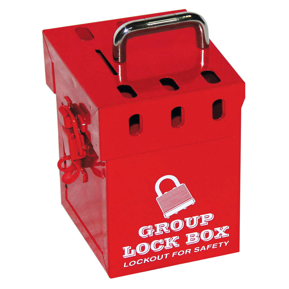 Mini Group Lock Box Hold 7 Lock Capacity - Red | 7286
