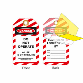 Do Not Operate Self-laminating Lockout Tag | 7350