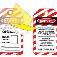 Do Not Operate Self Laminating Photo ID Lockout Tag | 7351