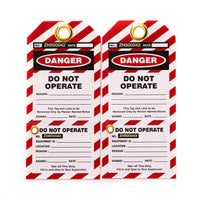 Do Not Operate With Perforated Stub Lockout Tags | 7352