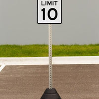 Speed Limit 10 Sign Kit With Post/Base | 7482
