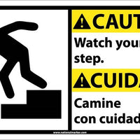 CAUTION, WATCH YOUR STEP (BILINGUAL W/GRAPHIC), 10X18, PS VINYL
