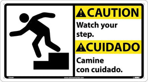 CAUTION, WATCH YOUR STEP (BILINGUAL W/GRAPHIC), 10X18, PS VINYL