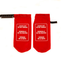 Plug Cover Small Red Bag Lockout | 7621