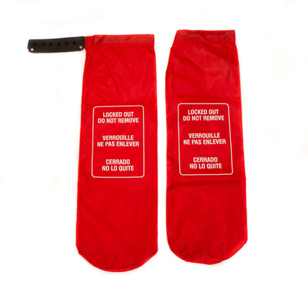 Plug Cover Large Red Bag Lockout | 7622