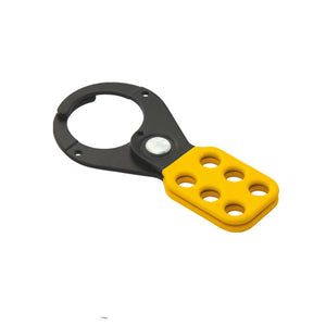 Coated Steel Yellow Hasp 1.5" Jaw Diameter | 7643