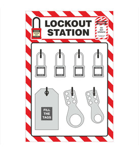 Lockout Shadow Board, 11.75 Inches Wide | 7800