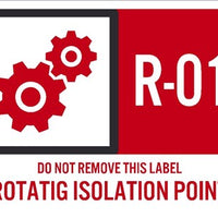 Rotating Isolation Point Labels Sequential Numbering 1-10