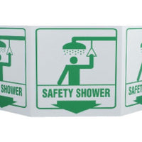 TRI-VIEW, SAFETY SHOWER, 7.5X20, RECYCLE PLASTIC