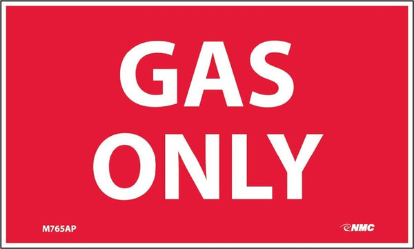 GAS ONLY, 3X5, PS VINYL, 5/PK
