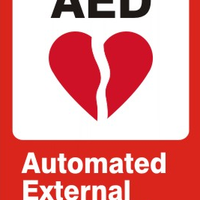 AED Automated External Defibrillator Safety Signs | AED-01
