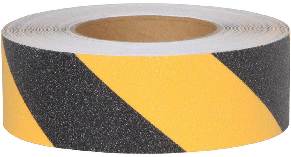3360 Non-Slip Grit Roll 2in x 30ft Black/Yellow, Case of 6 Rolls