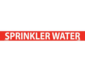 PIPEMARKER, PS VINYL, SPRINKLER WATER, 1X9  3/4" CAP HEIGHT